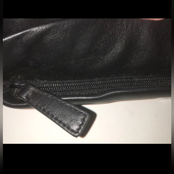 Ettenne Aigner Genuine Leather Shoulder Bag Black Silver Hardware Dark Academia - Picture 16 of 16